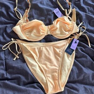 Wild Fable Peach Bikini Set